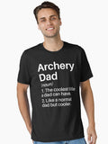 Archery Dad Funny Definition: Archer Dad Gift - Archery Father T-Shirt