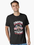 Union Strong American Flag Labor And Workers Day1