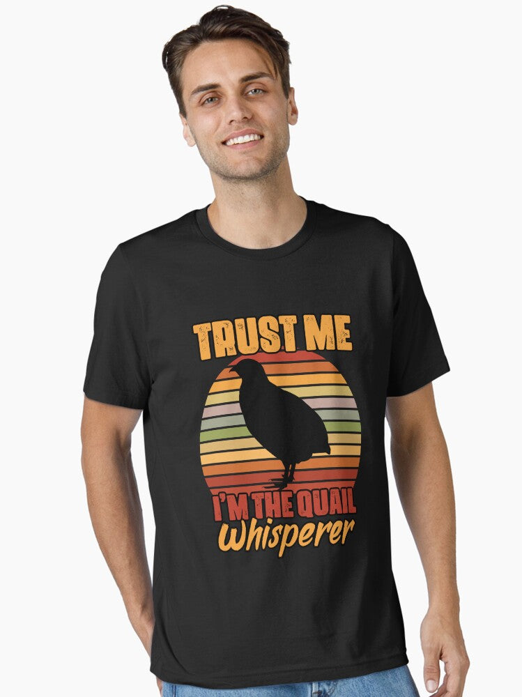 Trust Me Retro Vintage Quail Whisperer Bobwhite Quail Hunter T-Shirt