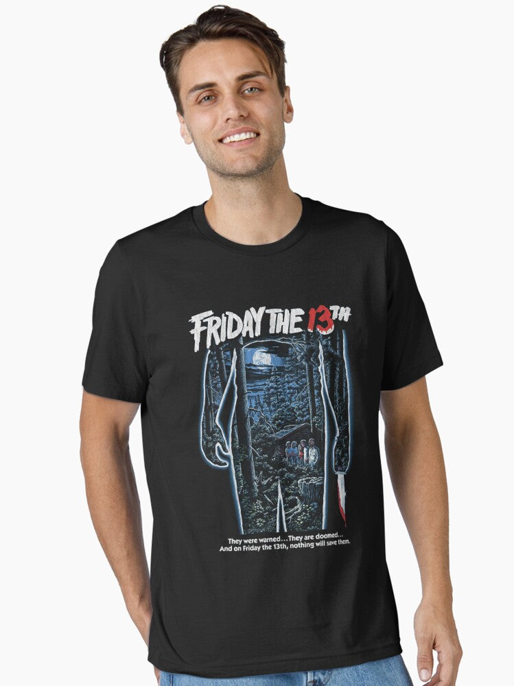 Frid y th 13th J son Voorh s Sl sh r Horror Cl ssic 1 Essential T-Shirt | Premium Unisex T-Shirt, Trending Graphic Tee