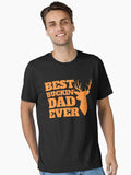 Whitetail Buck Funny Deer Hunting Season Mens Best Dad Ever T-Shirt