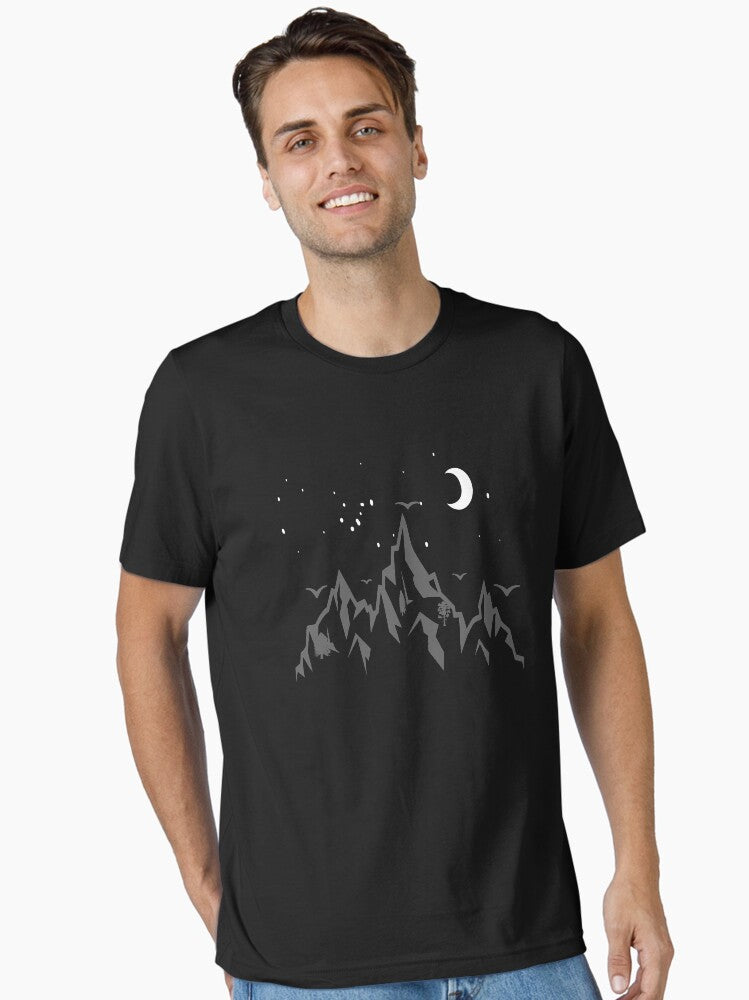 Between The Mountains And The Stars Essential T-Shirt | Graphic T-Shirt for Unisex