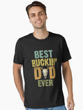 Best Buckin' Dad Ever Deer Vintage T-Shirt