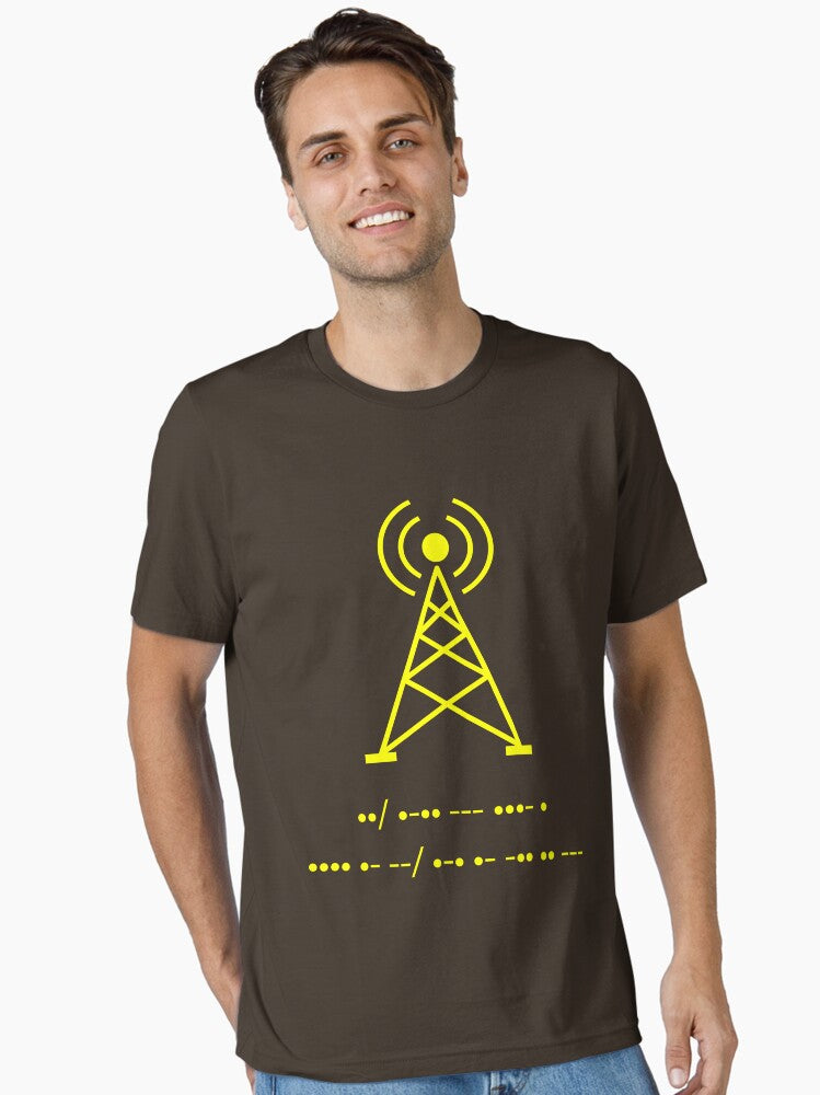 Funny Amateur Ham Radio Morse Code Art