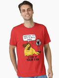 Menopause Humor Yellow Cat Stands By T Shirt