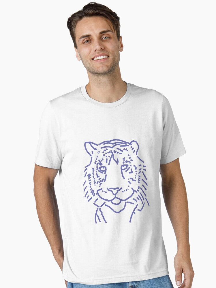 Pantone Color of the Year 2022 Very Peri Periwinkle Blue Water Tiger Essential T-Shirt | Premium Unisex T-Shirt, Trending Graphic Tee