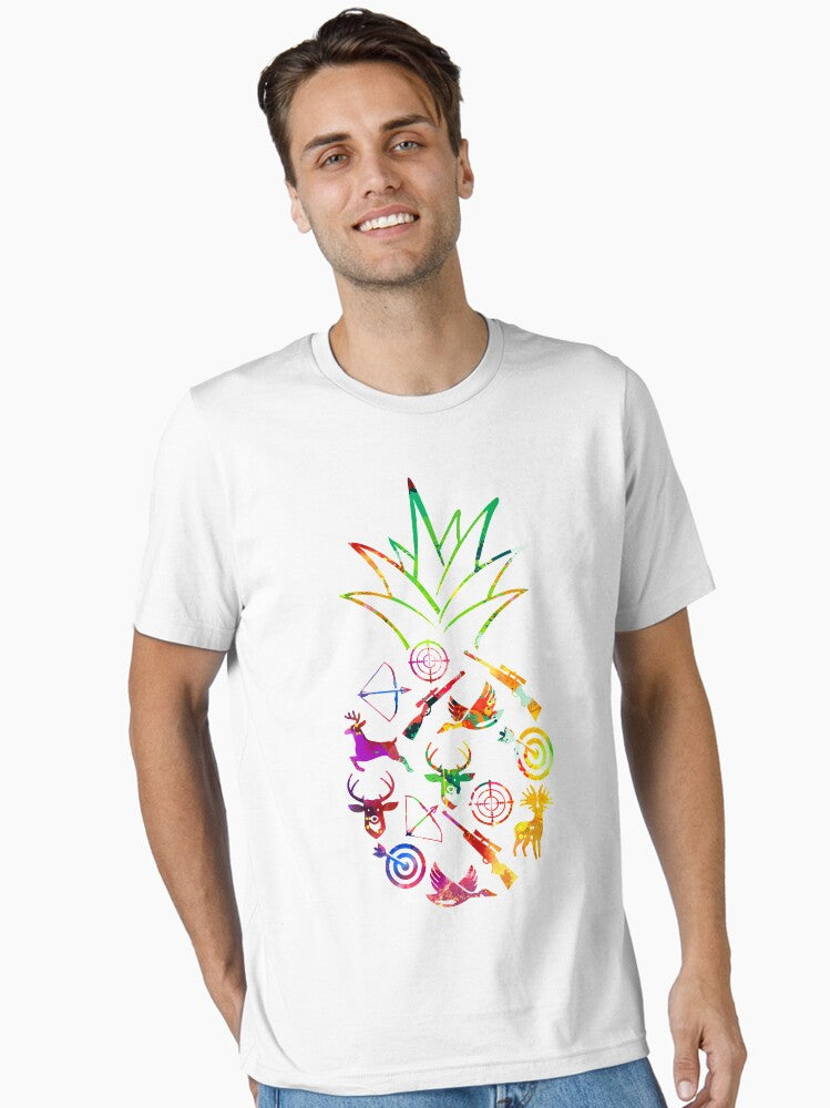 Hunting Pineapple Watercolor T-Shirt