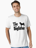 The Dogfather Swedish vallhund Funny Fun Cool Dog Owner Shirt Cool Swedish vallhund Dad owner Lovers Dog Father Swedish vallhund owner Christmas birthday gift Essential T-Shirt | Graphic T-Shirt for Unisex