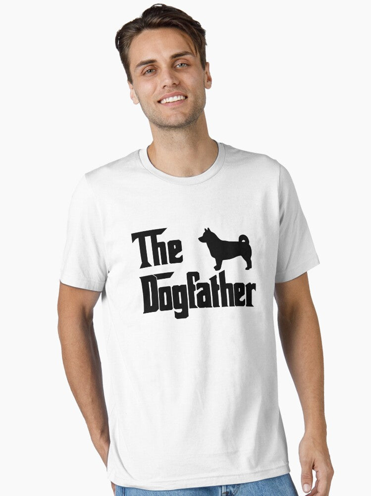 The Dogfather Swedish vallhund Funny Fun Cool Dog Owner Shirt Cool Swedish vallhund Dad owner Lovers Dog Father Swedish vallhund owner Christmas birthday gift Essential T-Shirt | Graphic T-Shirt for Unisex