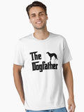 The Dogfather Silken windhound Funny Fun Cool Dog Owner Shirt Cool Silken windhound Dad owner Lovers Dog Father Silken windhound owner Christmas birthday gift Essential T-Shirt | Graphic T-Shirt for Unisex