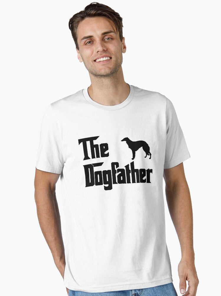The Dogfather Silken windhound Funny Fun Cool Dog Owner Shirt Cool Silken windhound Dad owner Lovers Dog Father Silken windhound owner Christmas birthday gift Essential T-Shirt | Graphic T-Shirt for Unisex