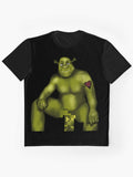 Thicc Boy Shrek Graphic T Shirt Clean Design