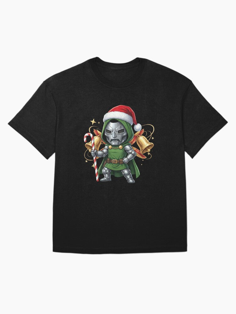 Doomy Christmas Holiday Ruler of Mischief Oversized T Shirt US Trend