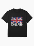 Union Jack Flag Uk England United Kingdom Roots Men Women Oversized T-Shirt