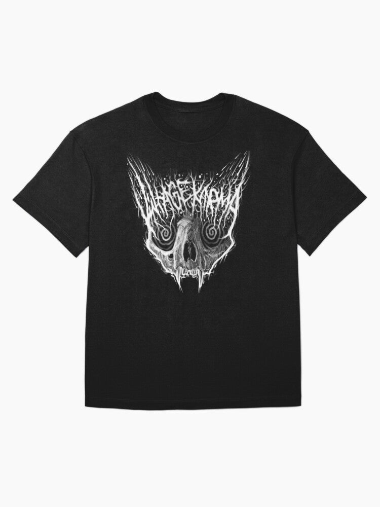 Black Metal Cat Vintage Karma Oversized T-Shirt