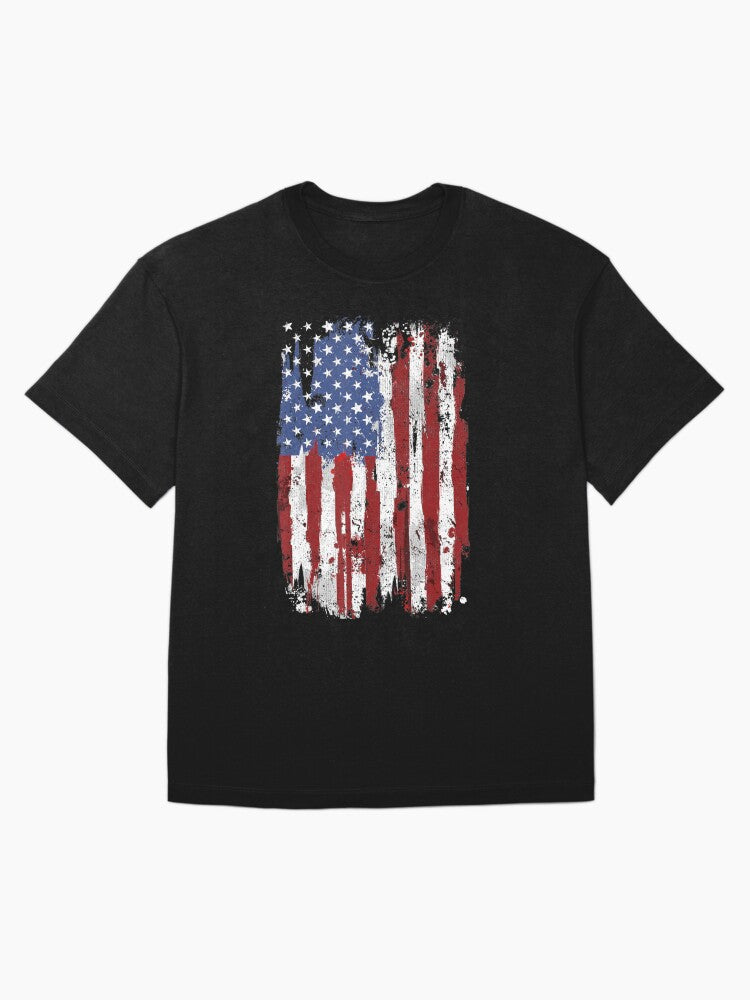 Usa Flag American United States of America 4th of July Oversized T-Shirt