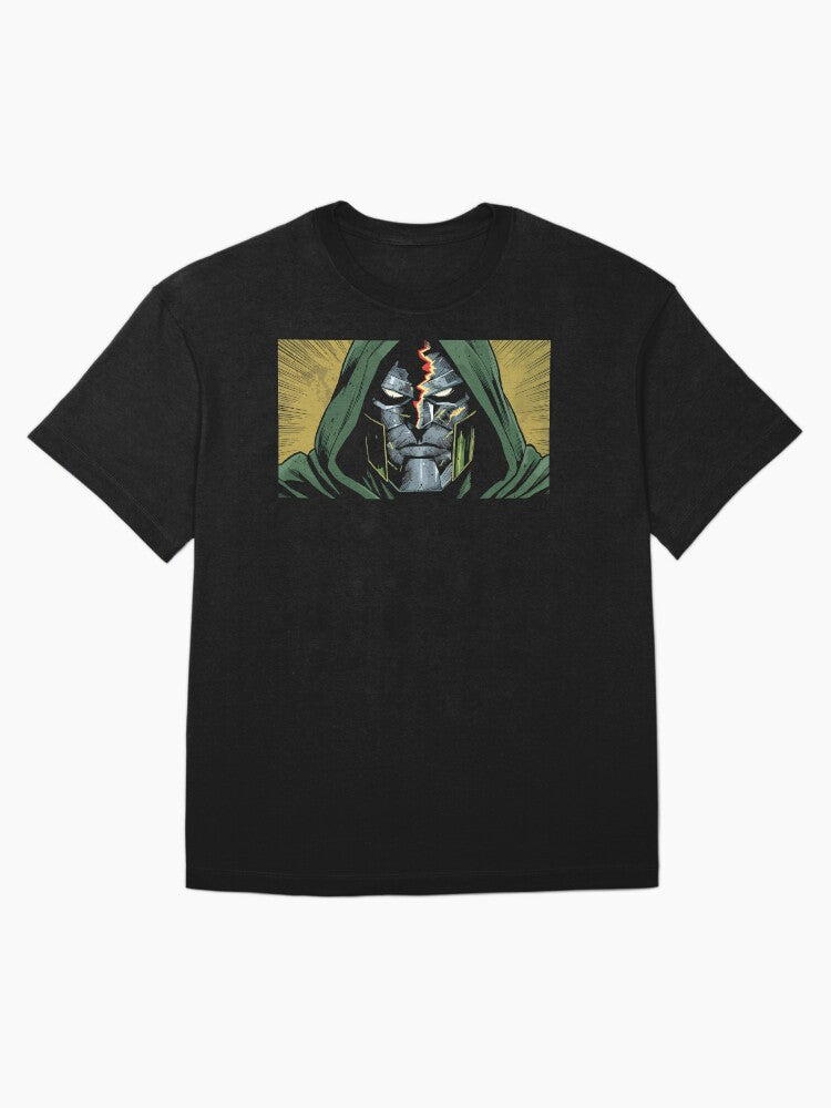 Lightning Scar Mask of the Villain Oversized T Shirt Clean Design