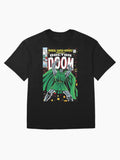 Sovereign of Villain Kingdom Antihero Iron Mask Silhouette and Iconic Quotes Poster Oversized T Shirt Minimal Style 2