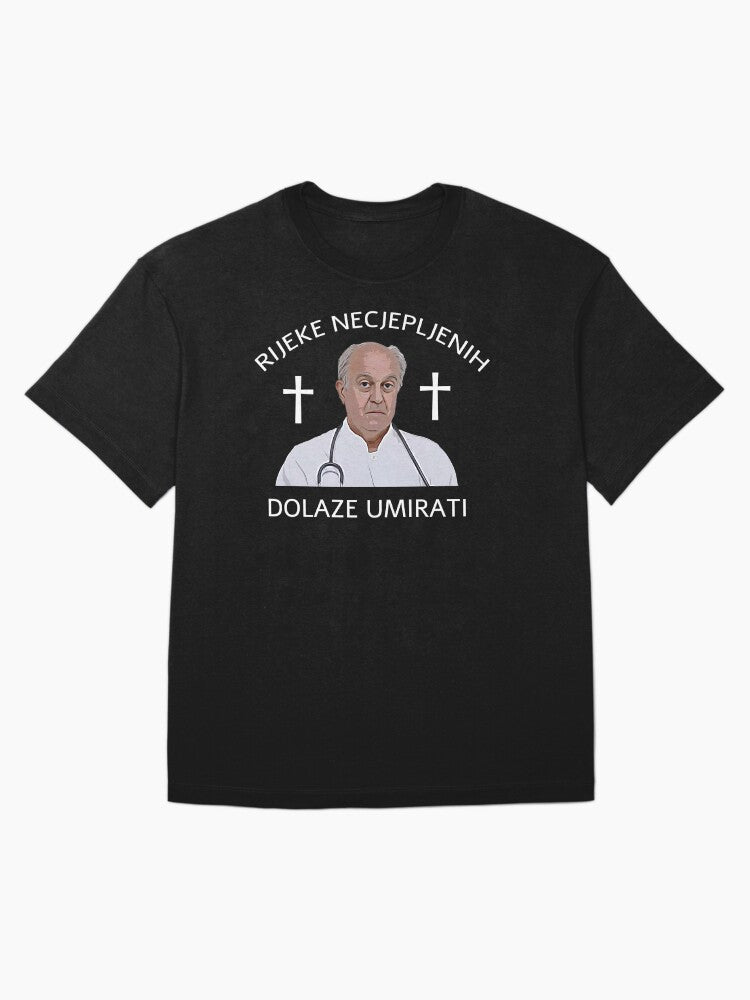 Rijeke Necjepljenih Ivo Ivic Oversized T Shirt US Trend