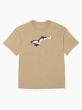 American Samoa State Shape Flag Oversized T-Shirt