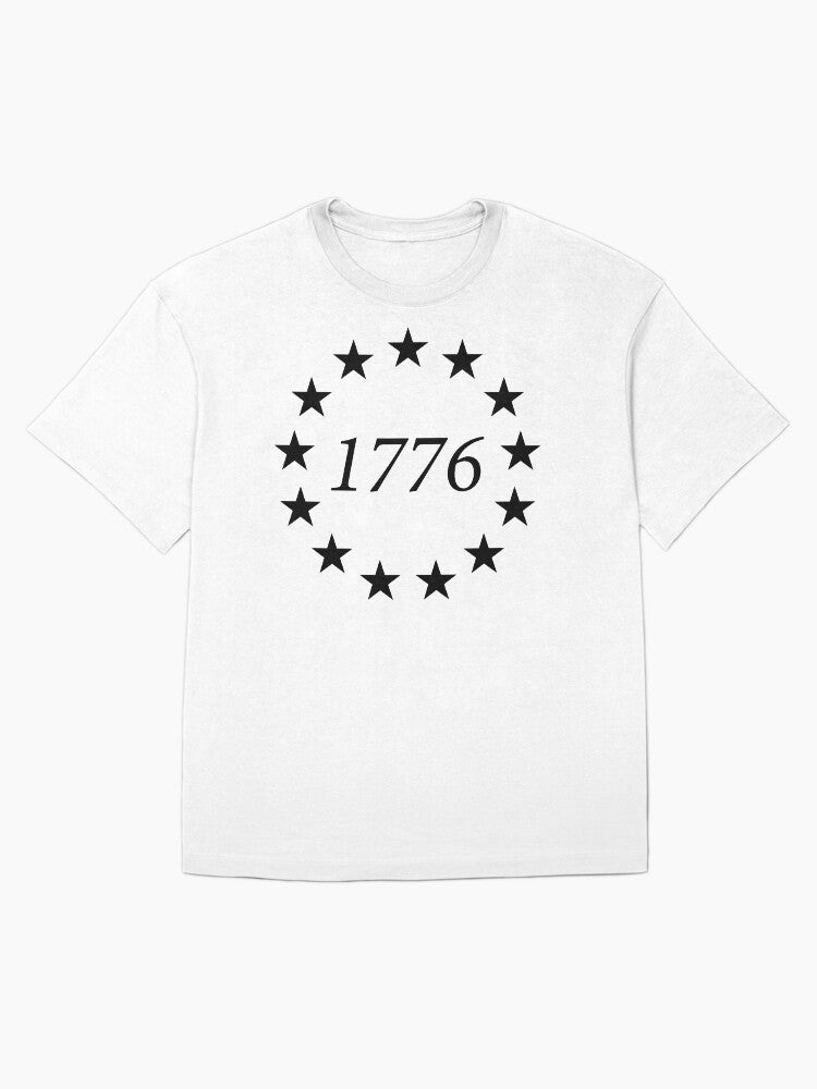America 1776 Revolutionary War Oversized T-Shirt