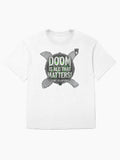 Iron Will Quote T Shirt Doomsday Fan Art Villain Kingdoms Destiny Oversized Everyday Wear
