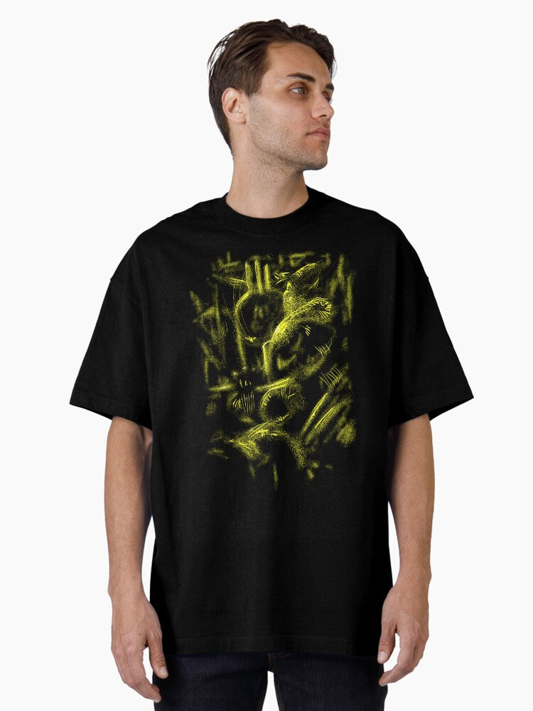 Alien nest construction Oversized T-Shirt | Premium Unisex T-Shirt, Trending Graphic Tee