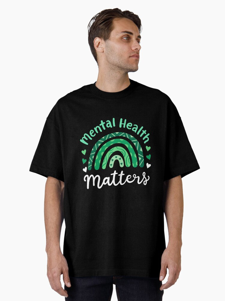 Mental Health Awareness Psychologist Oversized T-Shirt