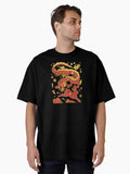 Chinese dragon and rabbit Oversized T-Shirt | Premium Unisex T-Shirt, Trending Graphic Tee