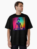 Alien DJ Oversized T Shirt T Shirt Premium Print Gift Ready