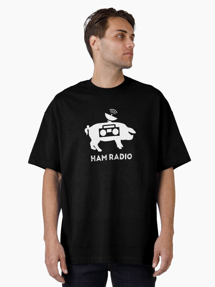 Ham Radio Pig Lover Gift Morse Code