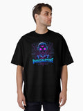 Futuristic AI Robot Powered by Imagination Oversized T Shirt T Shirt High Search Demand Daily Wear