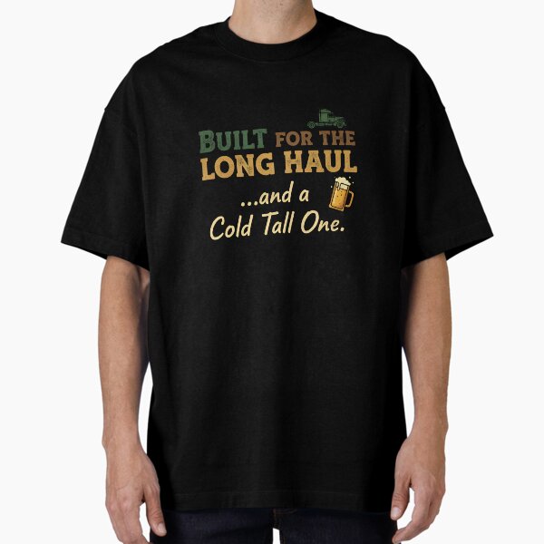 I Burn Diesel I Drink Beer – Funny Trucker and Beer Lover Retro Art