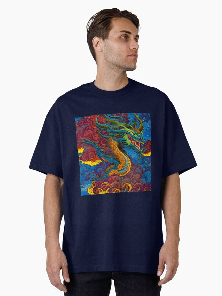 Storybook Dragons Oversized T Shirt T Shirt Streetwear Style Modern Aesthetic