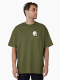 Boat Sailing Away in the Night Sky Oversized T Shirt T Shirt High Search Demand Futuristic Style