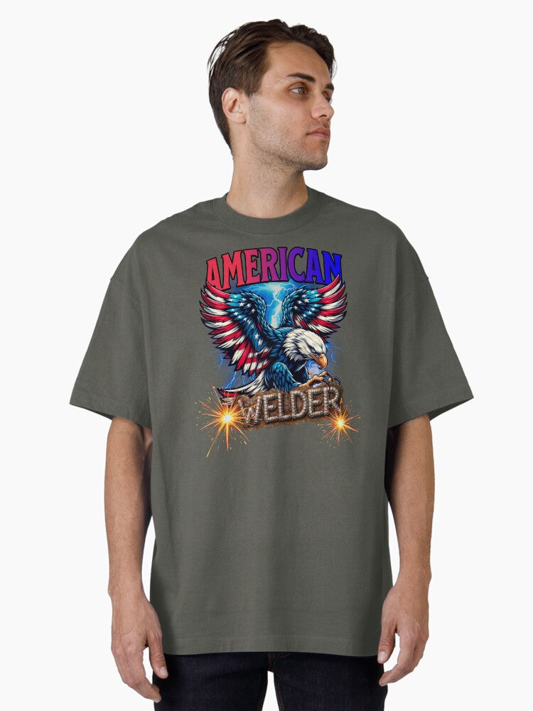 American Welder Welding Eagle Pride Metal Patriotic USA
