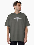 paper airplane Oversized T Shirt T Shirt Streetwear Style Tech Vibe
