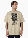 Big Boss Buffalo - Funny Stay Humble Africa Wildlife Safari Animal Gift for Hunting Camping Hiking Outdoor - 1 of Big 5 Oversized T-Shirt