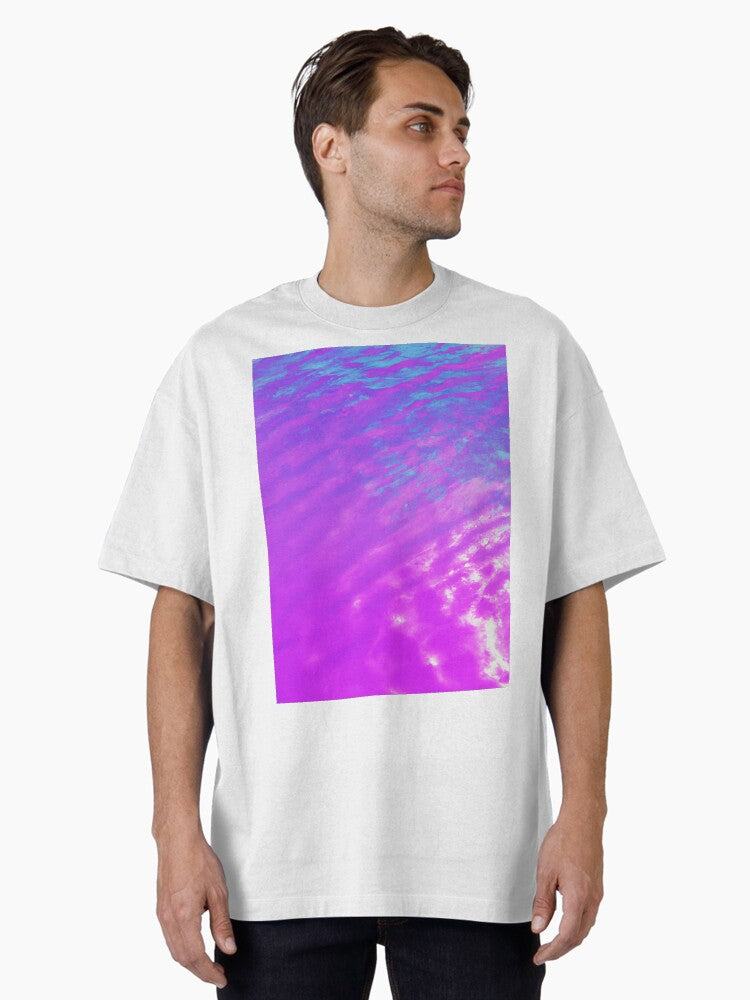 Water Pastel Colors Ai Generated Photography Oversized T Shirt T Shirt Trending US Daily Wear