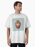 Small Cute Pixel Art Nut Man Digital Painting Oversized T Shirt T Shirt Trending US Tech Vibe