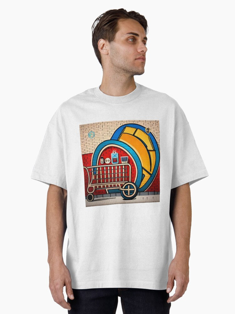 Shield Your Business Oversized T Shirt T Shirt Streetwear Style Tech Vibe