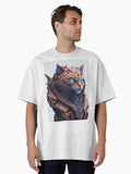 Embracing the Future The Fascinating World of Robot Cats Oversized T Shirt T Shirt Viral TikTok Gift Ready