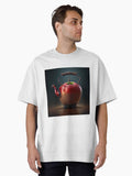 A Step Lately Kettle Digital Painting Oversized T Shirt T Shirt High Search Demand Futuristic Style