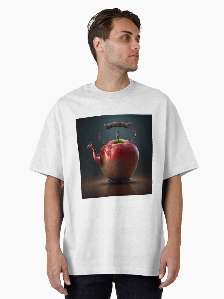 A Step Lately Kettle Digital Painting Oversized T Shirt T Shirt High Search Demand Futuristic Style