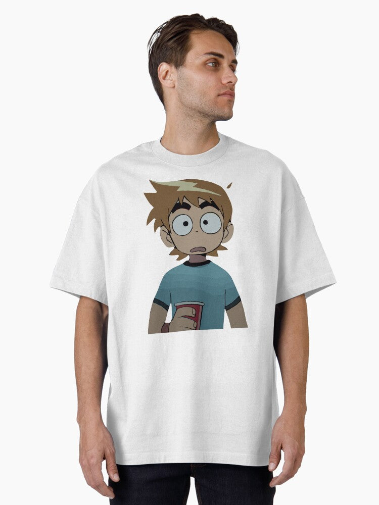 scott pilgrim pfp Oversized T-Shirt | Premium Unisex T-Shirt, Trending Graphic Tee