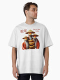 Year of the Snake Corn Snake Curiosity A captivating image showcasing the beauty and grace of a corn snake celebrating the Chinese New Year of the Snake Oversized T-Shirt | Premium Unisex T-Shirt, Trending Graphic Tee