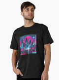 Futuristic Cyberpunk Gaming Neon Art Premium T Shirt T Shirt Viral TikTok Futuristic Style