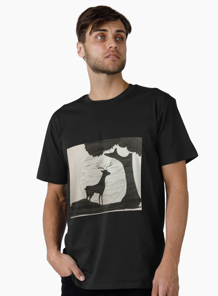 Moonlit Deer Premium T-Shirt