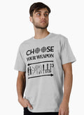 Choose Your Weapon, Funny Hunting Gift Premium T-Shirt
