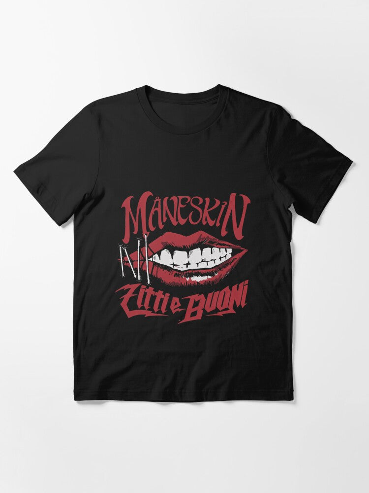 Official Maneskin Band Essential T Shirt Minimal Style